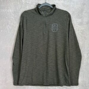 ANETIK Mens Small SD Loyal 1/4 Zip Pullover Performance UPF 30+ Stretch